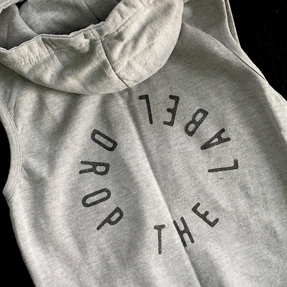 Drop The Label Sleeveless Hoodie